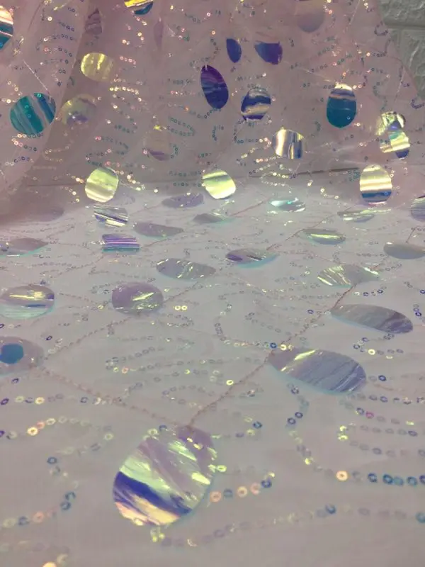 Кружевная ткань в нигерийском стиле кружевная с пайетками французский гипюр JX2155B