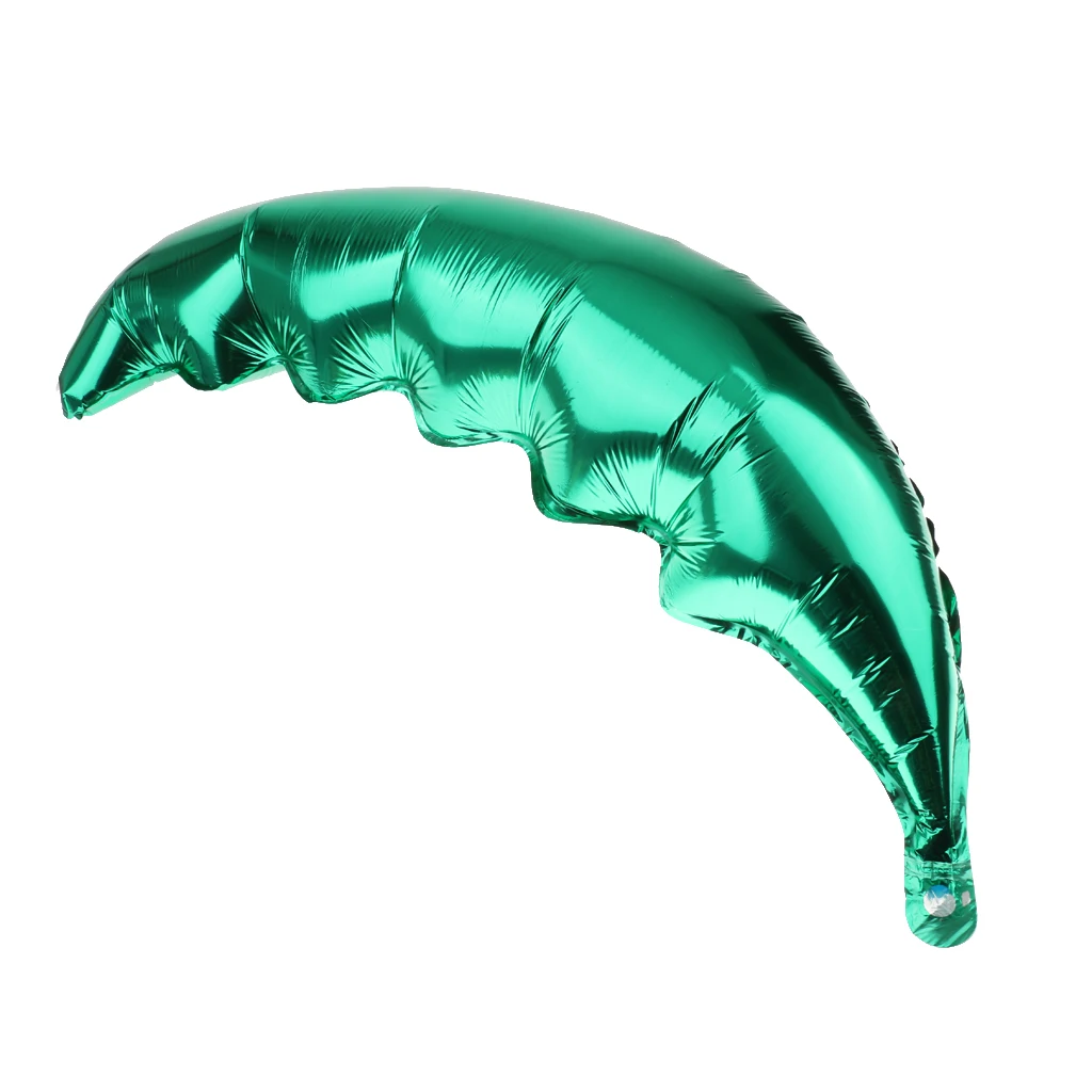 6x Palm Tree Leaf Green Hawaiian Beach Party Balloon Wedding Decor