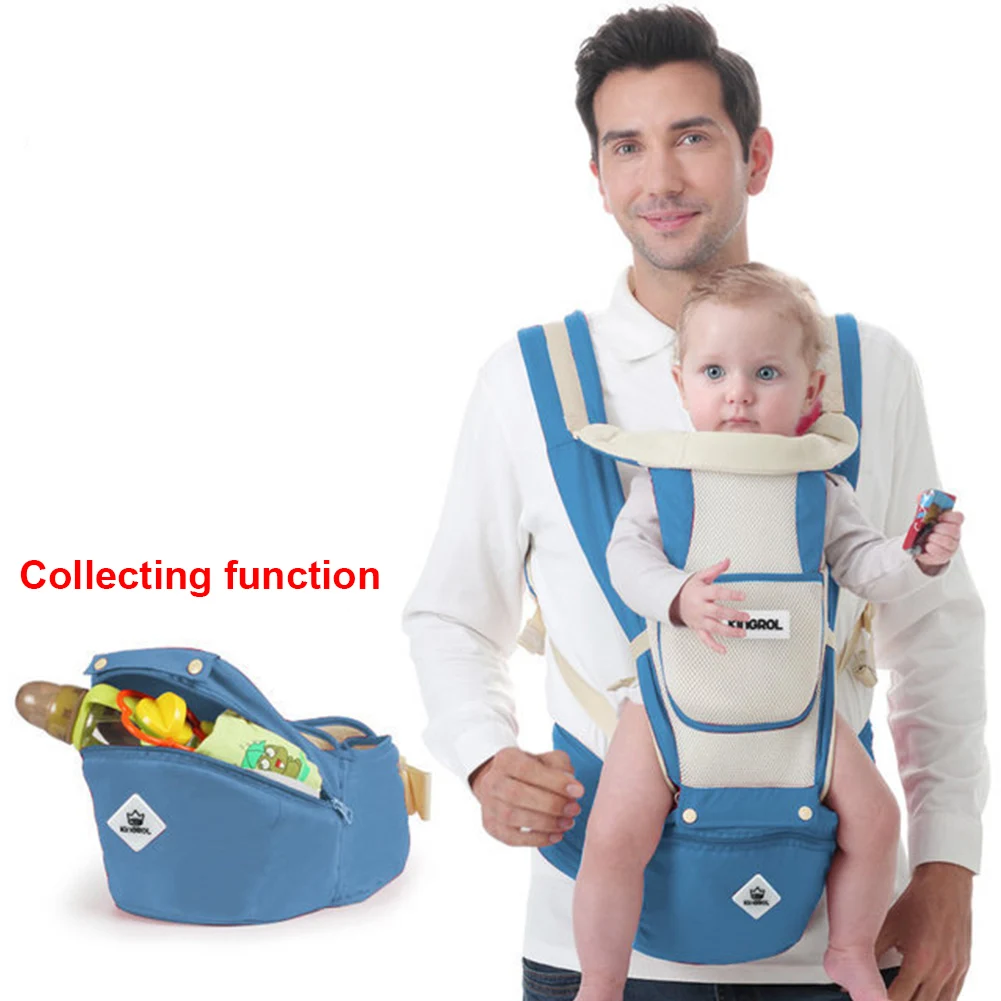 

Sling Breathable Waist Stool Hipseat Infant Portable Carrier Multifunctional Adjustable