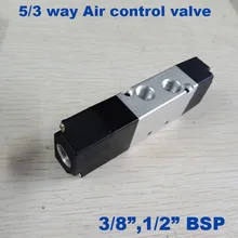 Пневматический клапан 4A330-10 3/" 4A430C/E/P-15 порт 1/2 дюйма BSP 5/3 способ закрыт/выхлоп/давление Центр двойной воздушный клапан управления