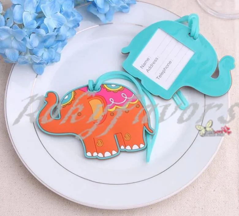 elephant luggage tag a03