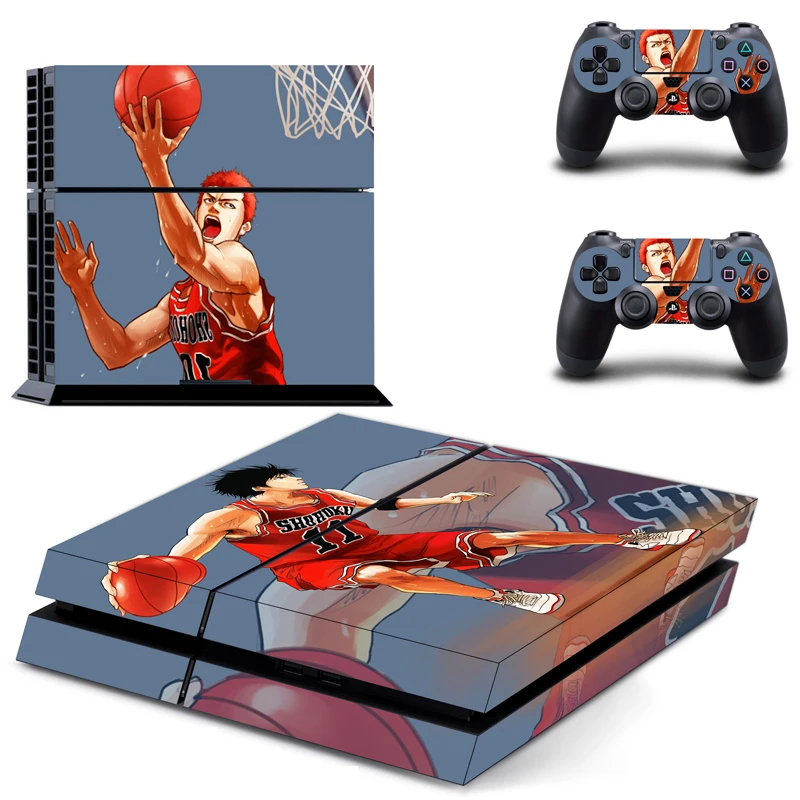 SLAM DUN Play Station4 ps4 наклейка для кожи Sony наклейки консоль и 2 контроллера Скины