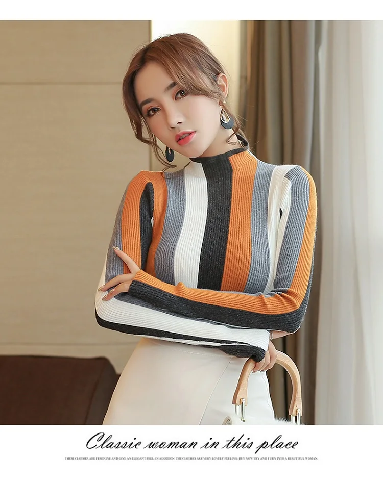 FREE SHIPPING 2021 Sweater Knit Turtleneck OG0773