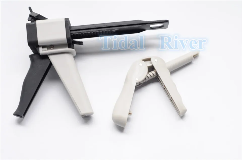 1 Dental Composite Gun Applicator Dispenser + 1 Impression Mixing Dispensing Gunin Teeth