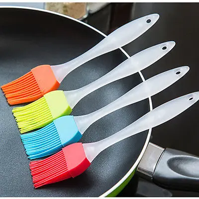 Silicone Baking Basting Brush Cute Bakeware Bread Cook Pastry Oil Brush Cream BBQ Tools