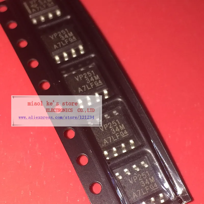 

[5pcs/1lot or 10pcs/1lot]100%New original; SN65HVD251DRG4 SN65HVD251DR SN65HVD251 65HVD251 VP251 - IC CAN TRANSCEIVER 5V 8-SOIC