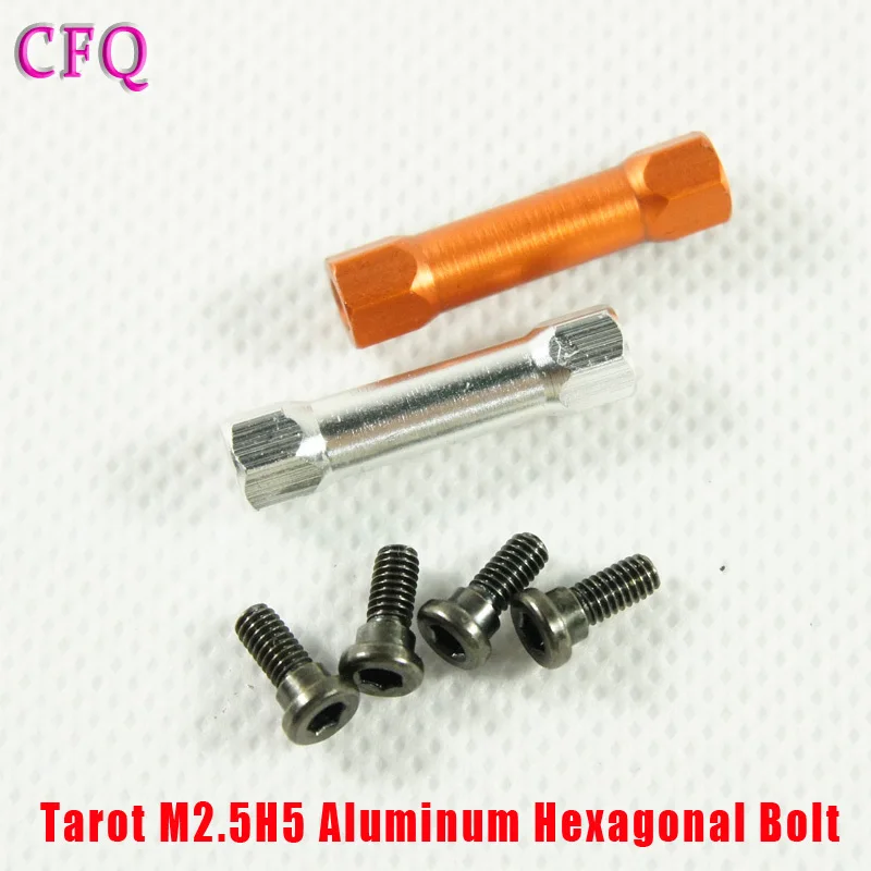 

Tarot 650 Quadcopter drone kit Tarot kit M2.5 H5 Aluminum Hexagonal Bolt for Tarot 650 frame plate RC profession diy Drone