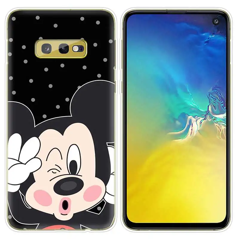 Силиконовый чехол для samsung Galaxy S10 S10e S8 S9 J4 J6 A6 A8 плюс 5G M30 M20 M10 A50 A30 A10 крышка Минни Мышь