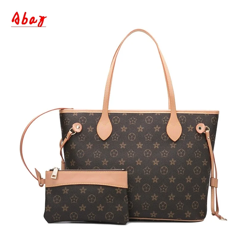 

Abay 2019 spring and summer wild women bag retro large-capacity shoulder bag simple printed mother handbag