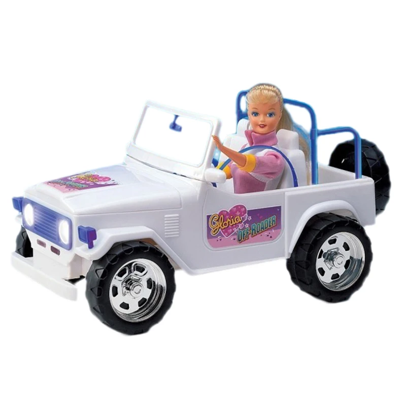 Для Барби автомобиль белый горный багги с наклейкой украшения аксессуары внедорожник Внедорожник для Monster High Кукла девочка подарок