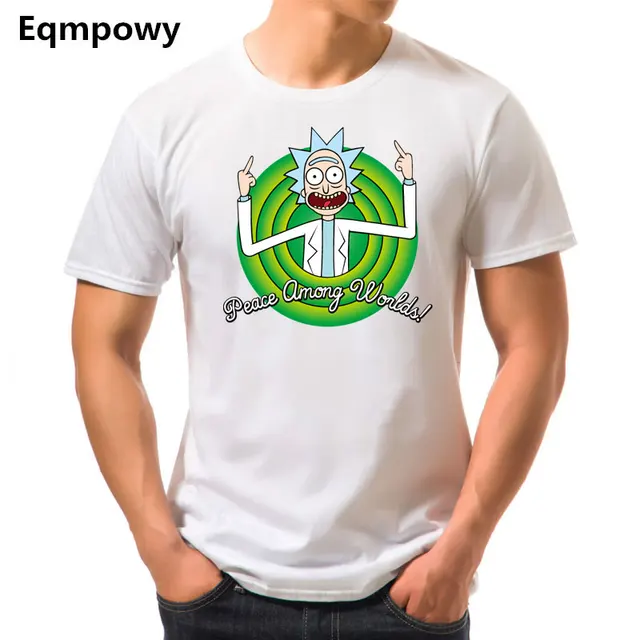 shirt Rick Nouvelle La shirts Paix Morty Anime Arrivée T t hommes CRww5OxqX
