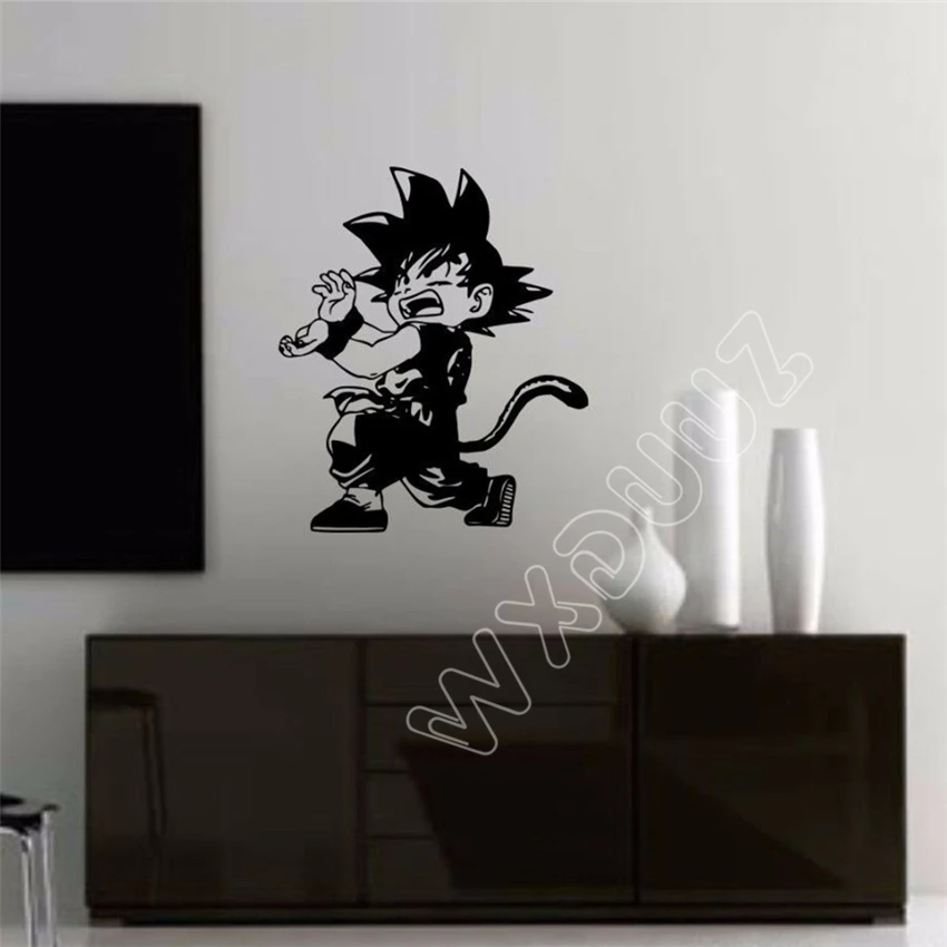Cartoon Goku Dragon Ball Z Vinyl Wall Sticker Nursery Kids Room
