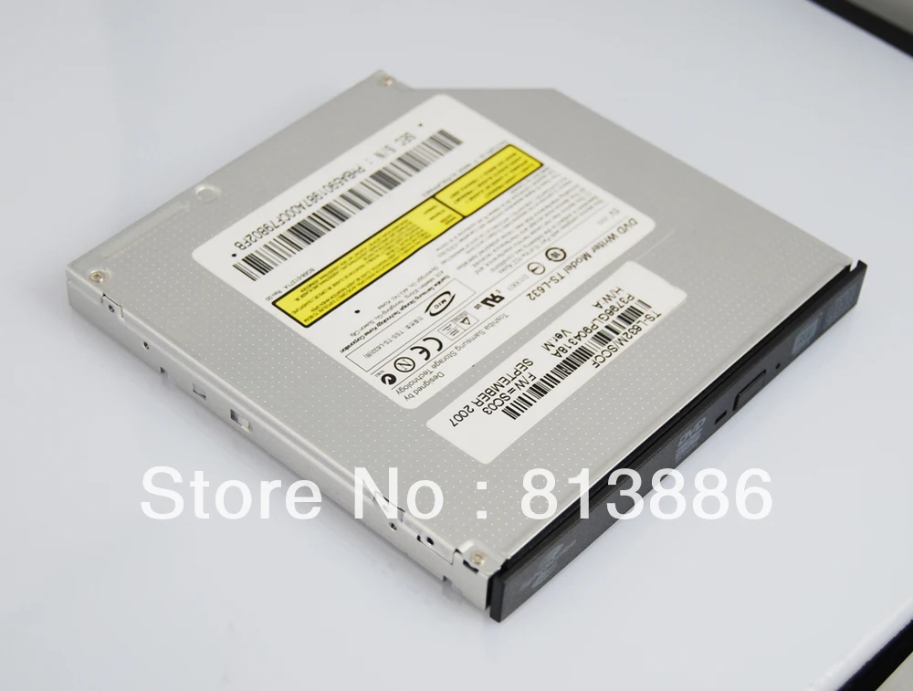 100New Original DVD writer model TS L632 LightScribe laptop DVD burner