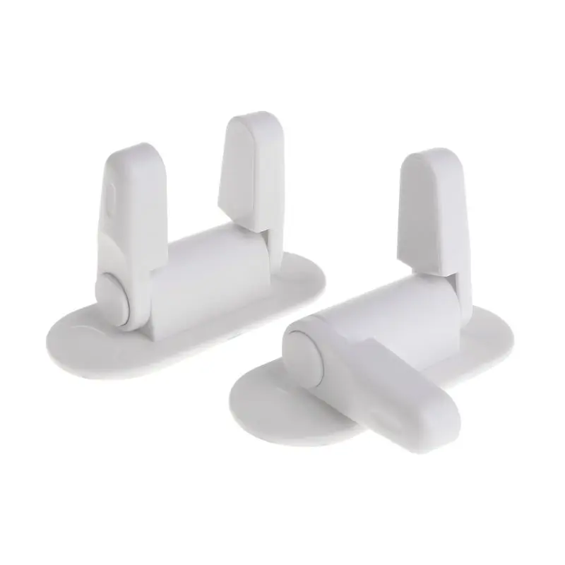

2 PCS Door Lever Lock Child Proof Locking Handles Standard Latch Baby Kids Security Safety Protection Adhesive Sticker
