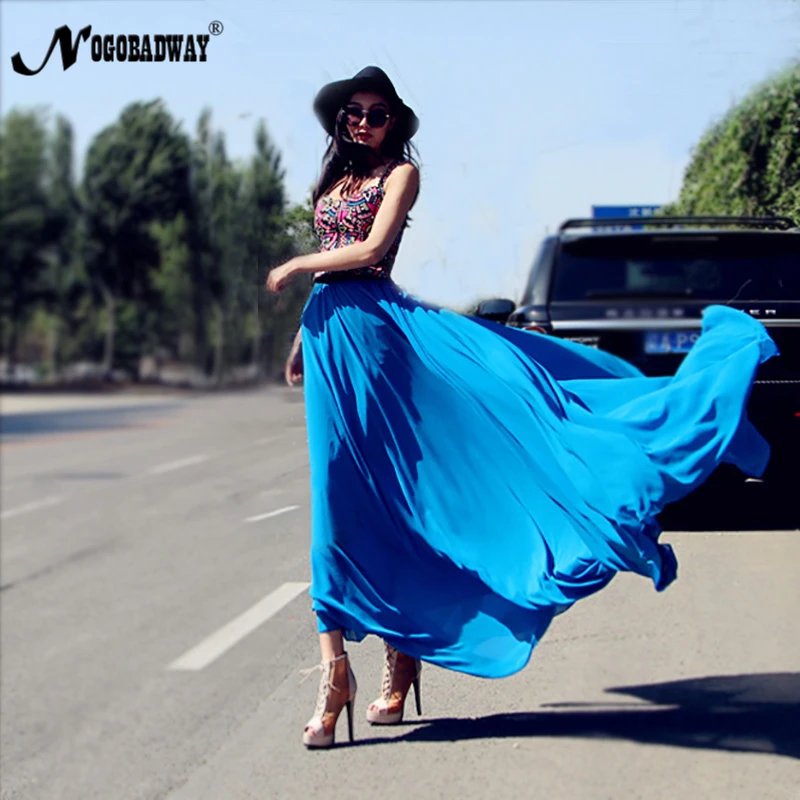 flowy skirt long
