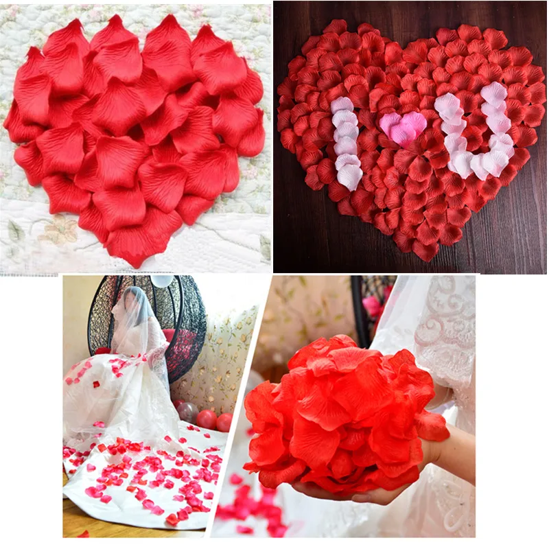 Buy Dressv 2000 Pcs Wedding petals Silk Rose Petal