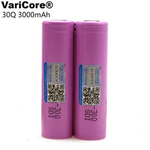 VariCore For Samsung New INR18650 30Q 18650 3000mAh lithium Rechargeable battery For Electronic cigarette Batteries