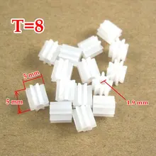 RC Model Small Motor Copper Gear Pinion M 0 5 T 8 D 5 H 5