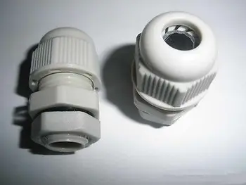 

3~6 mm white Nylon Electric Cable Waterproof PG7 Cable Gland off x 20