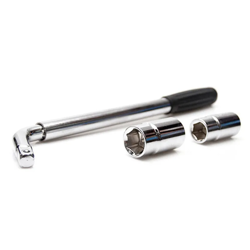 Telescoping Wrench Lug Wrench Auto Car Repair Tools Sockets Key Tire Screw Removal Spanner With 2 pc Socket Telescoping Wrench Lug Wrench Auto Car Repair Tools Sockets Key Tire Screw Removal Spanner With 2 pc Socket