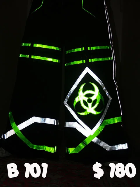 Модные био шуфельные танцевальные брюки ворона в техническом стиле Tanz Hose