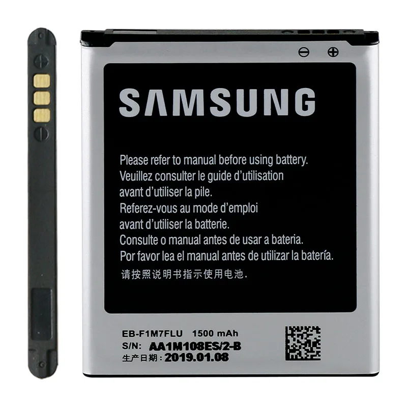 Аккумулятор samsung для samsung Galaxy S3 Mini i8160 i8200 S7562 i8190 G313 1500 мАч EB-F1M7FLU 3 Pin без NFC