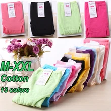 2016 New Cotton Intimates Candy Color Panties Briefs High Quality Women Underwear Plus Size M-XXL Free Shipping