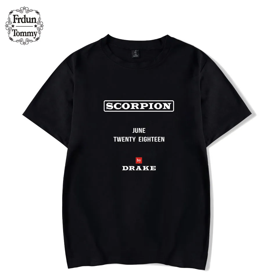 

2018 Drake Scorpion Album Summer Hot Sale Cool Tshirts Men/Women Hip Pop High Quality Cotton Short Sleeve Casual Fashion Clothes
