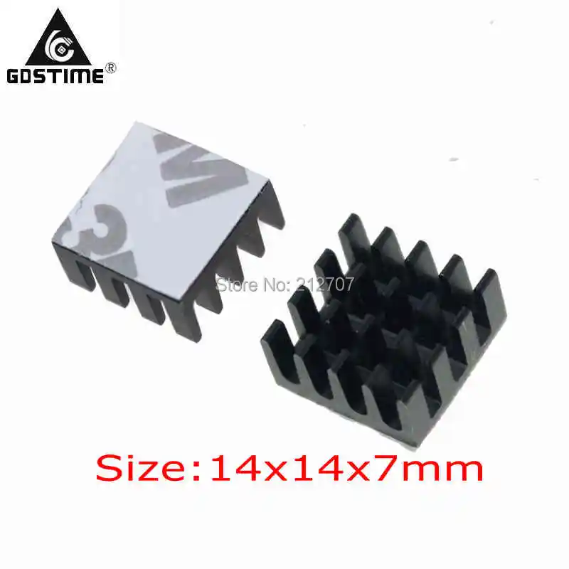 

20PCS 14x14x7mm Aluminum Heatsink for Chip CPU GPU VGA RAM IC LED Heat sink Radiator Cooling