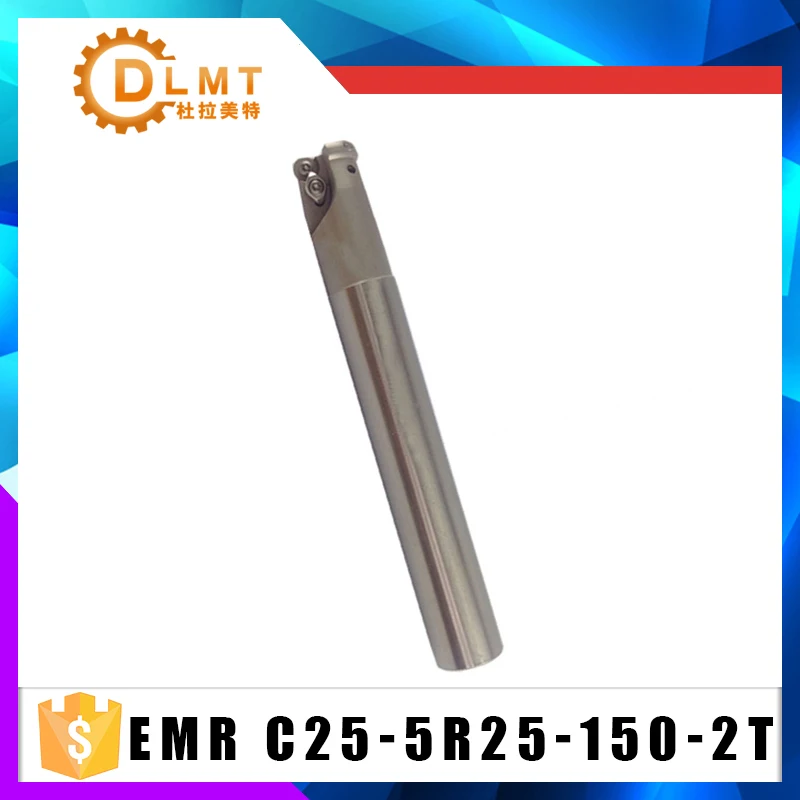 

Milling rod EMR C25 5R25 150 2T Milling Cutter Holder Indexable Shoulder End Mill Arbor Cutting Tools CNC machine tool knife