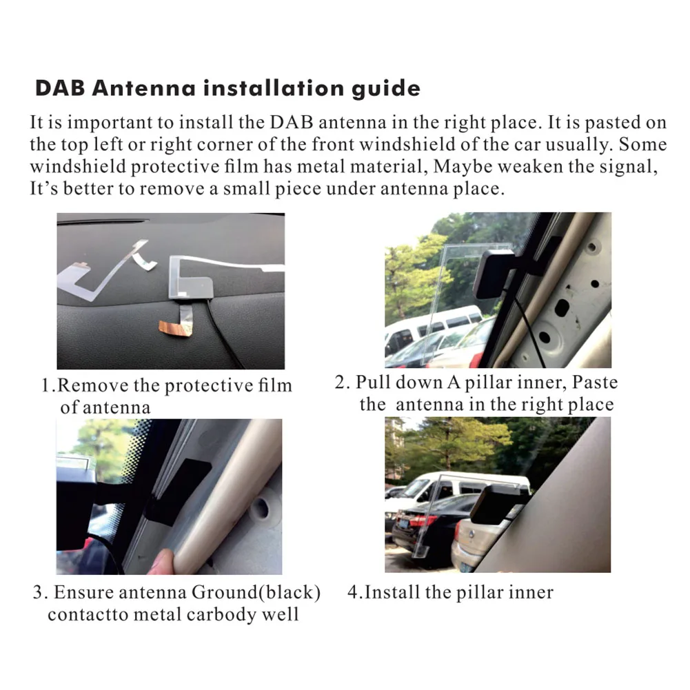 Универсальный 12 В 24 автомобиля радио DAB+ тюнер цифрового вещания приемник с FM передатчик музыкальный плейер в машине USB зарядное устройство