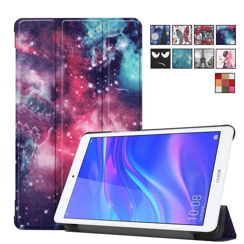 

Ultra Slim PU Leather Flip Case for Huawei MediaPad T5 JDN2-W09/AL00 Tablet Stand Cover for Huawei MediaPad T5 8 Case + film