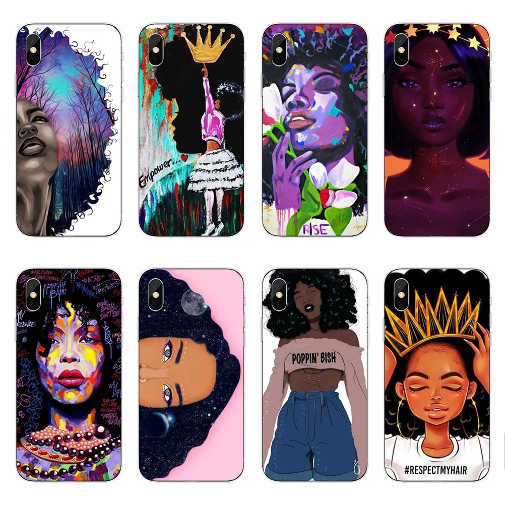 2bunz Melanin Poppin Aba Мягкий силиконовый чехол для телефона iPhone X 6 7 8 plus 5 5S se 6s Модный