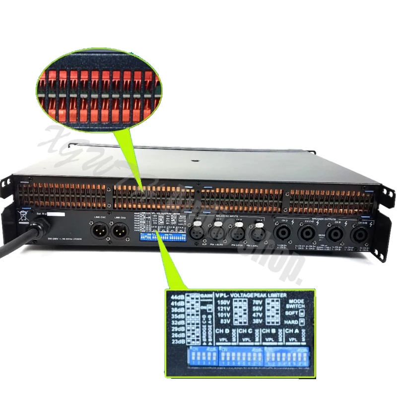 4 Channel Switching Power Amplifier 1350W x 4