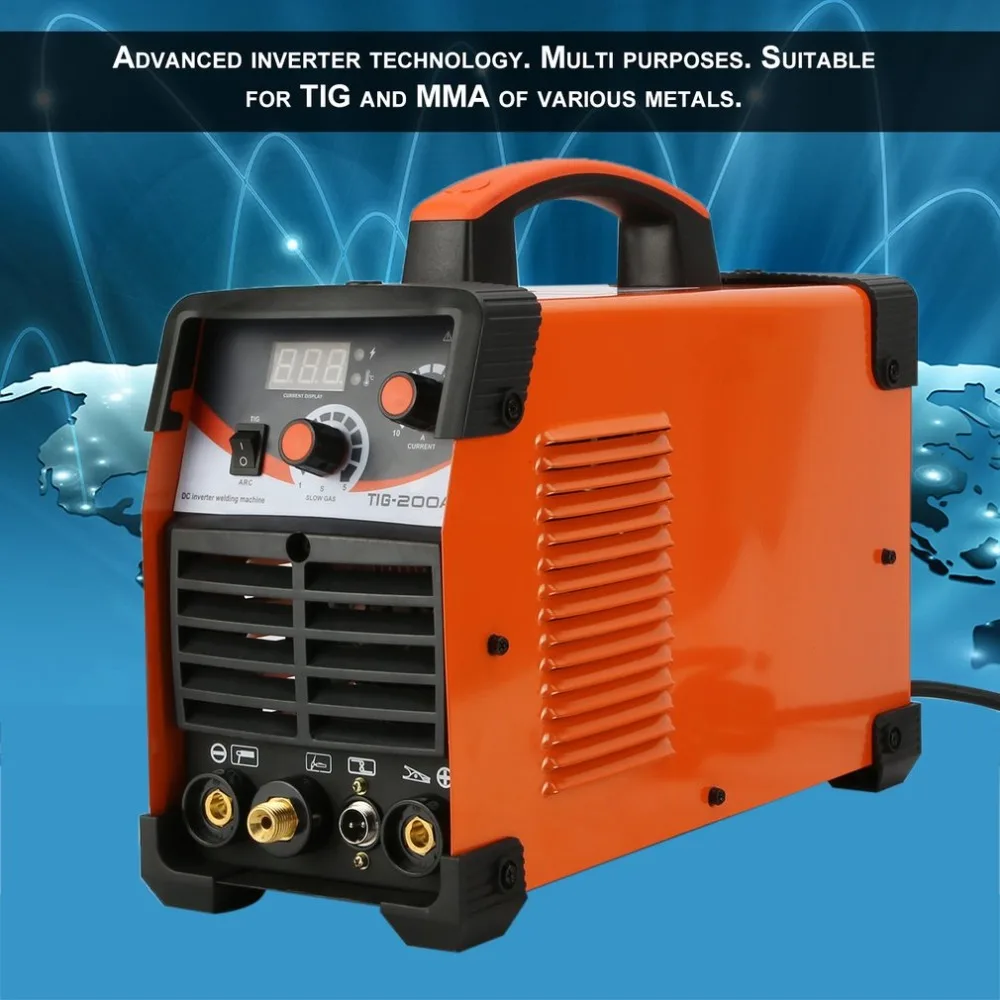 

TIG200 Multifunction 220V MMA Argon Arc Welding Machine Stable Efficient Mig Weldering Equipment Welder EU Plug
