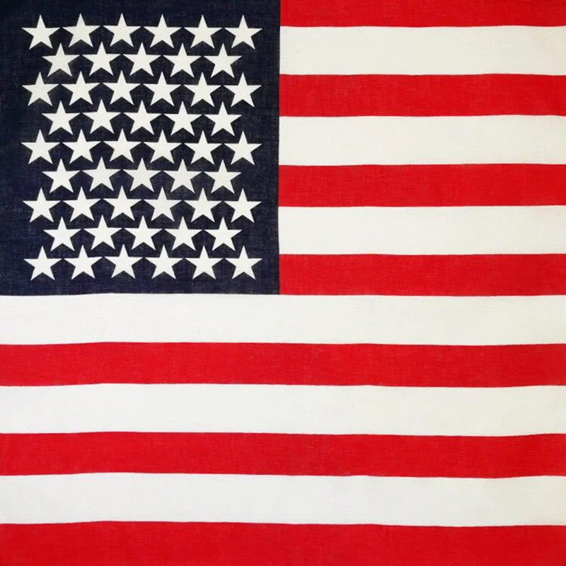 

American flag usa pattern ladies men's outdoor sports headscarf scarf tiara mask riding camping riding turban tube lead take-up