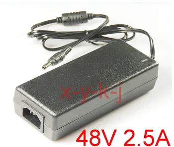 

100PCS High quality IC solutions AC 100V-240V DC 48V 2.5A Switch power supply, 120W LED adapter, DC 5.5*2.1-2.5mm Free shipping
