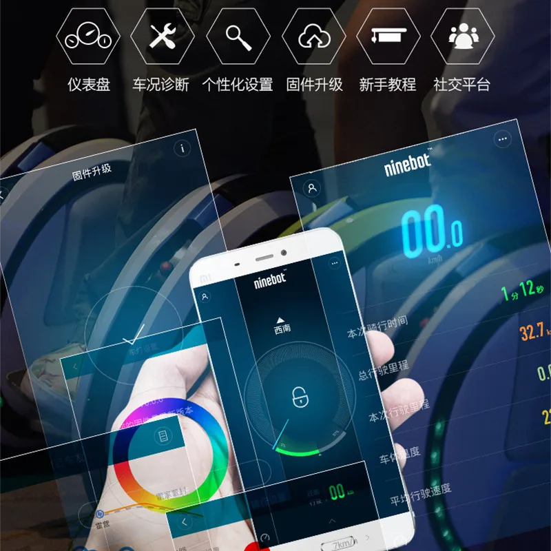  Ninebot One C+ Single Wheel Self Balancing Scooter  (11)