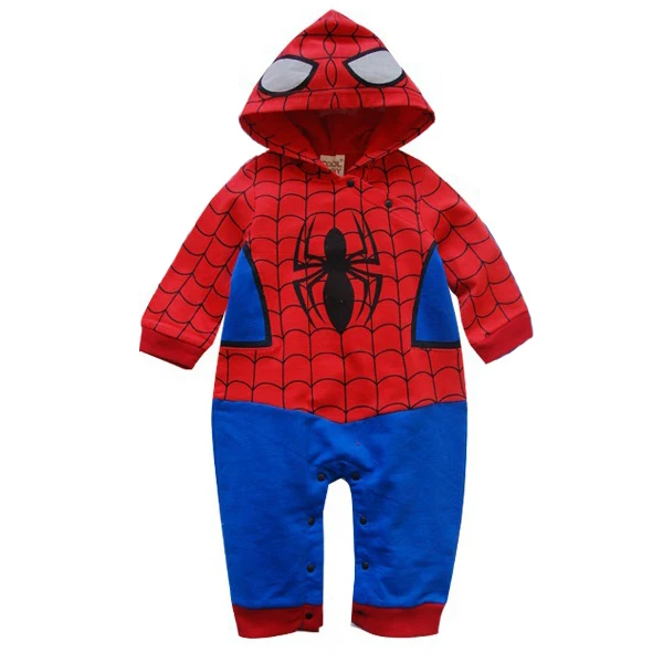 18 New Baby Boy Girl Romper Bebe Cartoon Spiderman Jumpsuit Spiderman Costume Fancy Hoodies Romper Baby Costume Roupas Meninos Aliexpress