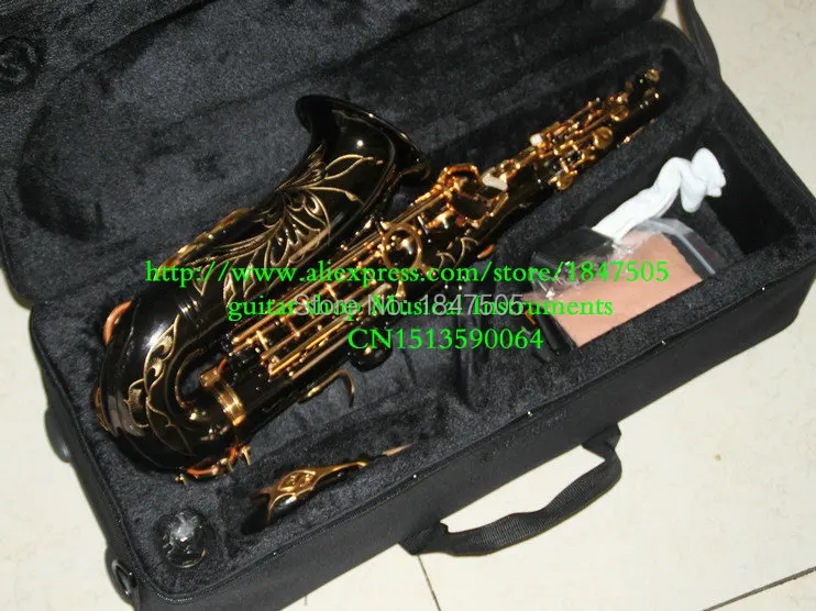 Горячая Черный никель 54 альт саксофон с чехол высокого качества новое поступление