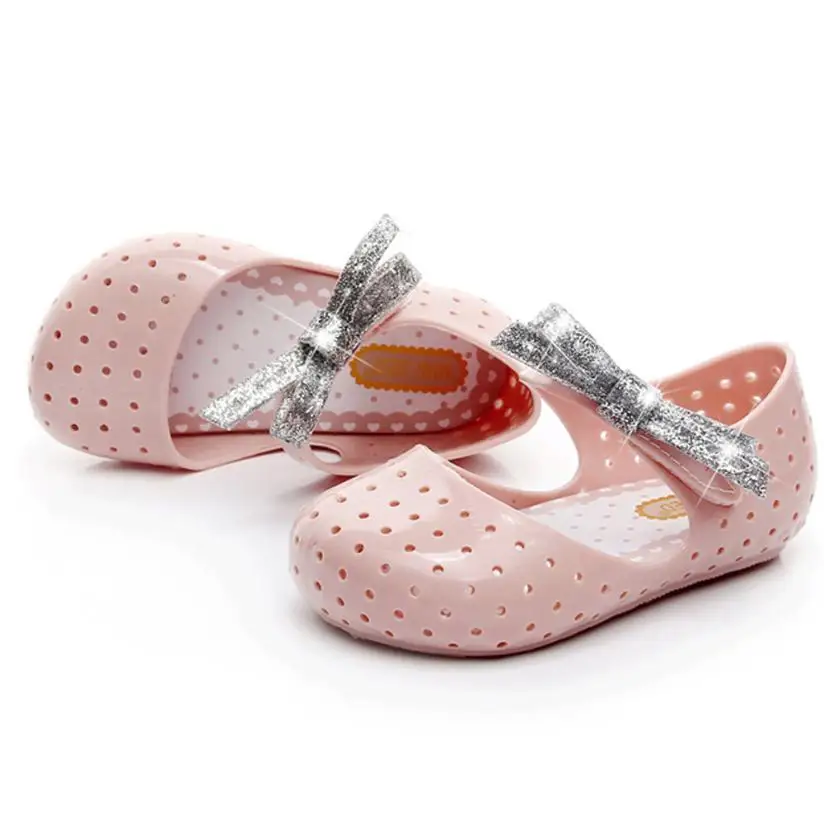 

TELOTUNY Baby Fashion Sneaker Child Toddler Children Bow Pricness Casual Single Shoes V11556