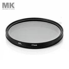 Meking Camera Lens Filter 52mm 58mm 62mm 67mm 72mm 77mm 82mm CPL Circular Polarizer DSLR Accessories for Canon Pentax Nikon Sony