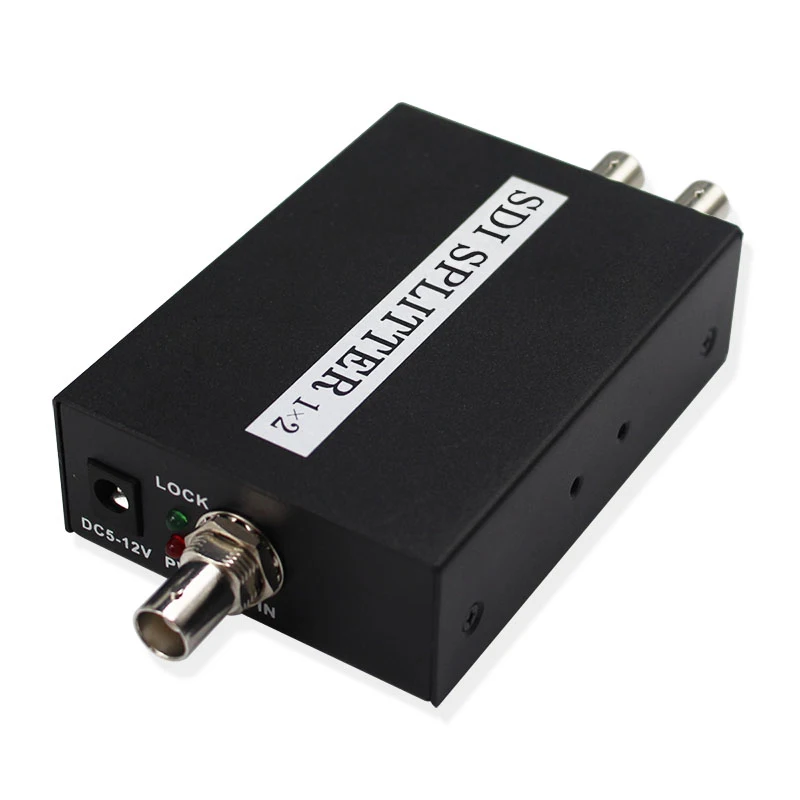  SDI Splitter 1x2 Multimedia Split SDI Extender 1 to 2 Ports Adapter Support 1080P TV Video For Proj