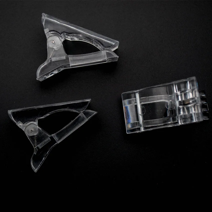 

1Pcs Poly Gel Building Nail Tips Clip Transparent Finger Quick Building Gel Extension Nails Art Manicure Tool GJ3003