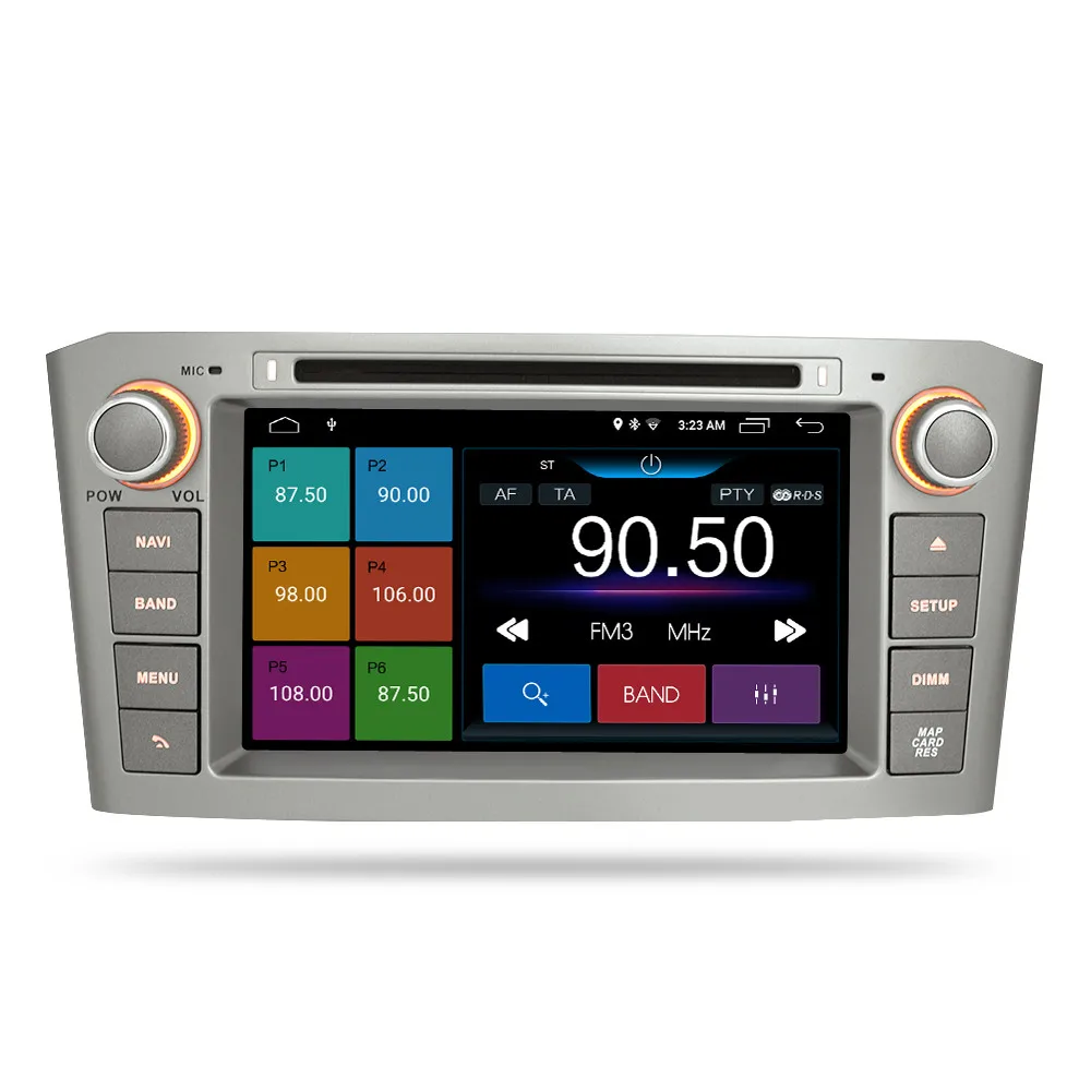 Ips экран Android 9,1/9,0 автомобильный dvd-плеер gps навигация Мультимедиа Стерео для Toyota Avensis T25 2003-2008 Радио Аудио головное устройство