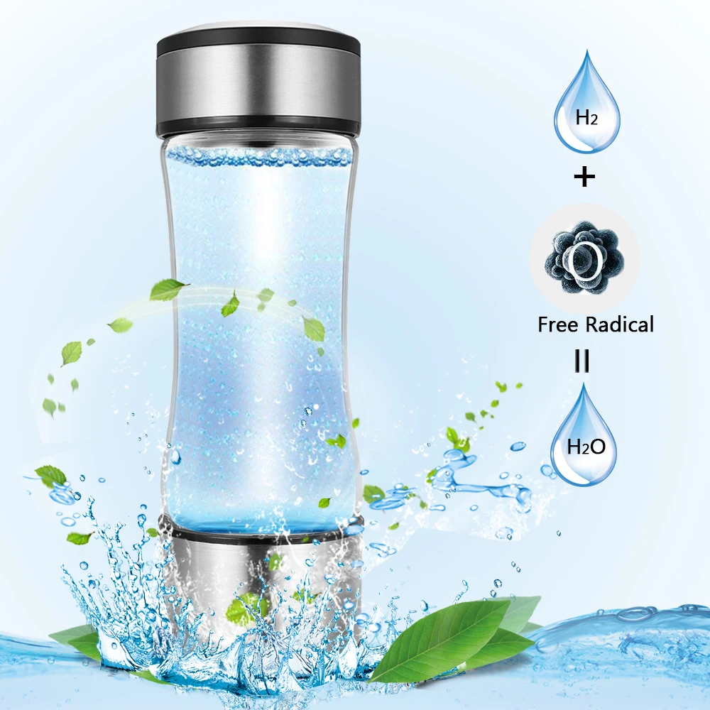 

420ml Portable for Hydrogen-Rich Water Cup USB Rechargeable Camping Portable Insulation Cup Drink for Hydrogen Water