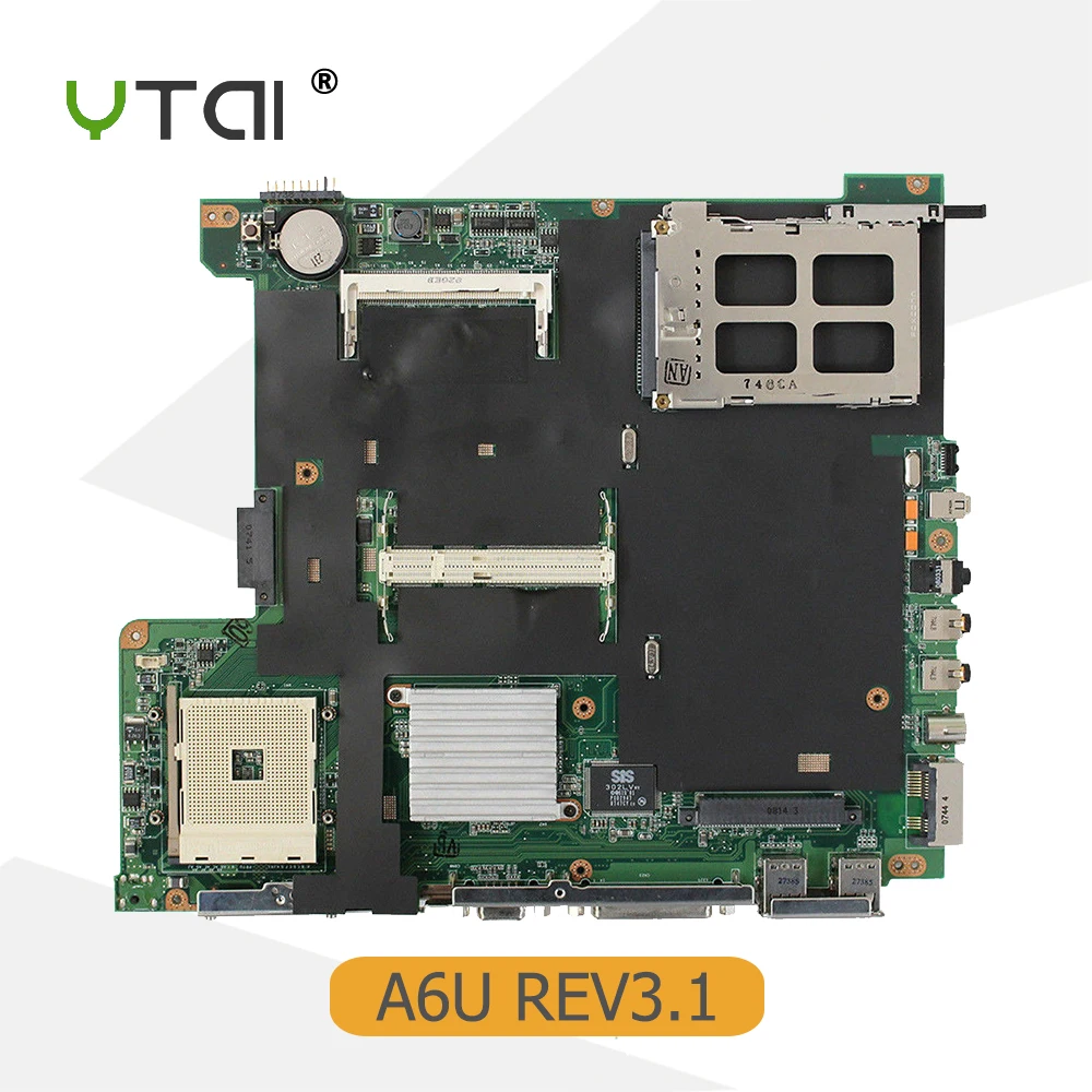 YTAI 08G26AU0131W For Asus A6U Z92U A6000U System Board Main Board Socket 754 P/N:08G26AU0131W DDR2 REV:3.1 laptop motherboard YTAI 08G26AU0131W For Asus A6U Z92U A6000U System Board Main Board Socket 754 P/N:08G26AU0131W DDR2 REV:3.1 laptop motherboard