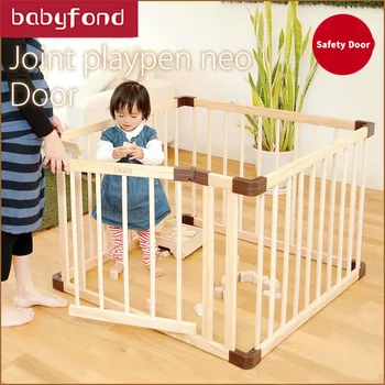 

Fast ship ! Brand baby playpen game Baby Game Fence Wood solid Crawl Guardrail Safe Hurdles kids guard panel