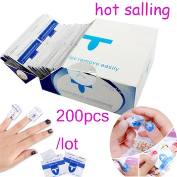 

Nail Remover 200 pcs lote disposable Resurrection towel Nail polish plastic removable glue phototherapy UV Gel Nail Care Tools