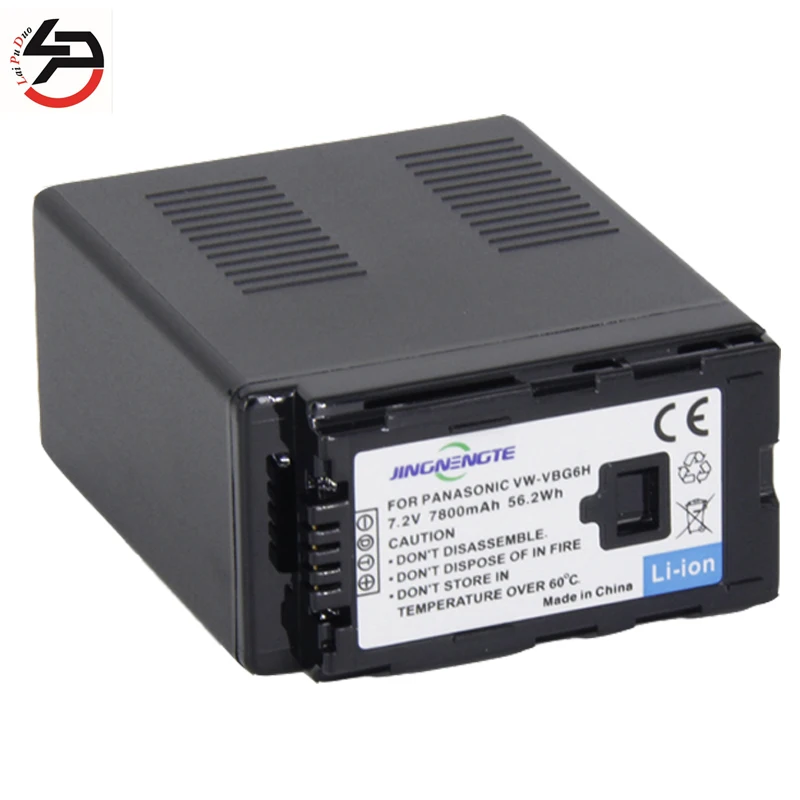 Аккумулятор LPD 7 4 В 7800 мА · ч 100% для Panasonic VW-VBG6 VW-VBG6-K VW-VBG6GK VW-VBG6PPK VW-VBG6H HDC-SD7 |